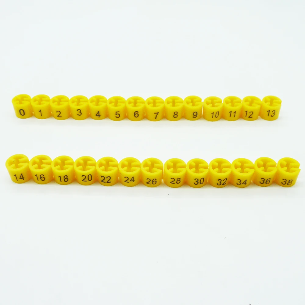 Пластиковые одежда делитель маркер для одежды вешалка магазина номер Размеры