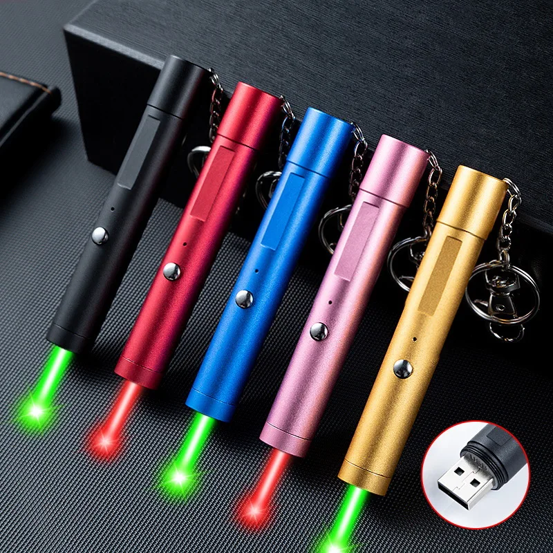 

Высокомощная зеленая/красная лазерная указка с USB, встроенный аккумулятор, Красный лазерный прицел 10000 м, 5 мВт, лазерный лазер с регулируемы...