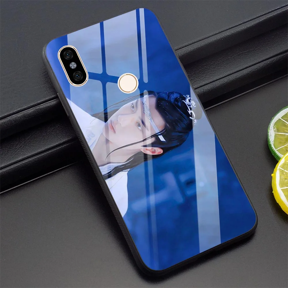 Защитный чехол Wang Yibo для Xiaomi Mi A1 из закаленного стекла A2 8 Lite 9 F1 Redmi 4X 6A Note 5 6 7