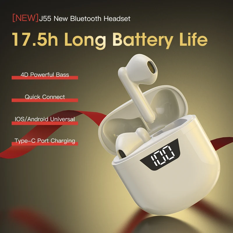 Новинка TWS наушники Bluetooth 5 0 Наушники Беспроводные свободные с микрофоном