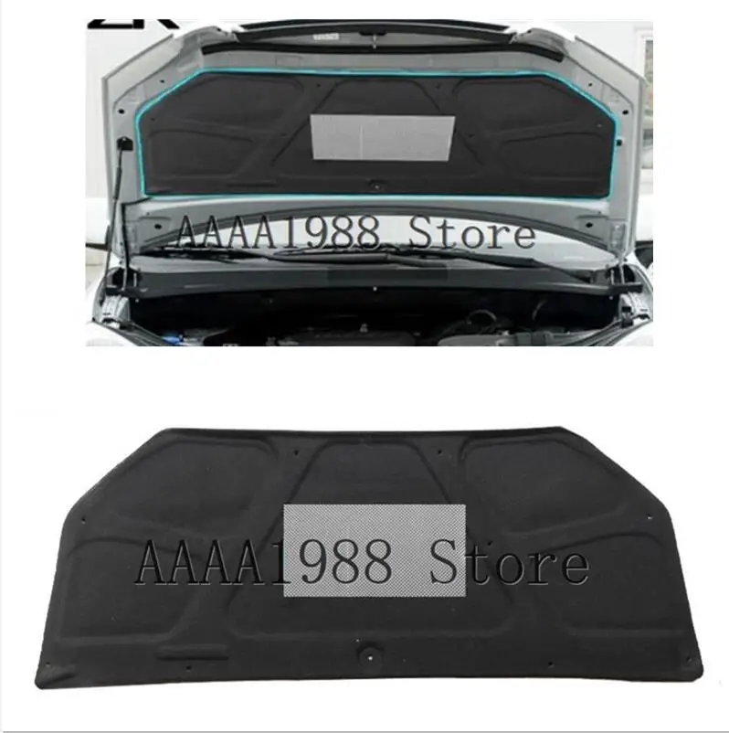 

2005 2006 2007- 2012 For For Hyundai Tucson Heat Sound Insulation Cotton Front Hood Engine Firewall Mat Pad Cover Noise Deadener