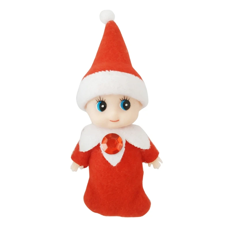 Мини Рождественская кукла эльфа миниатюрное украшение новорожденный подарок