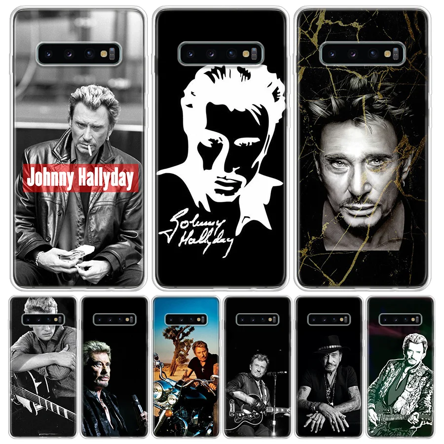 Johnny Hallyday Music Cover Phone Case For Samsung Galaxy S10+ Lite Note 10 9 8 S9 S8 J4 J6 J8 Plus S7 S6 Coque Shell