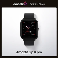 amazfit bip u pro gps smartwatch color screen 31g 5 atm water resistance 60 sports mode smart watch for android