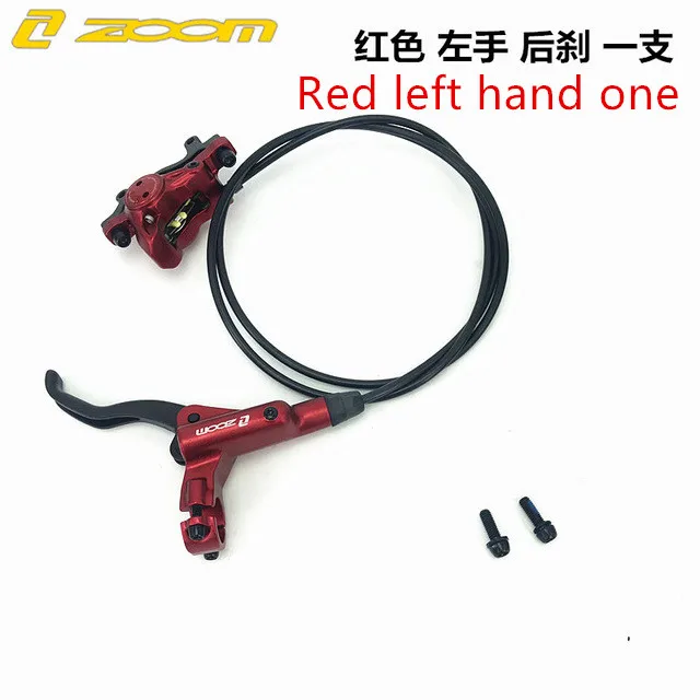 Red left rear ZOOM Xinlong HB875 горный велосипед дорожный велосипед передний и задний масляный диск Гидравлический дисковый тормоз s гидравлическая Дисковая тормозная система - Цвет: Red left rear