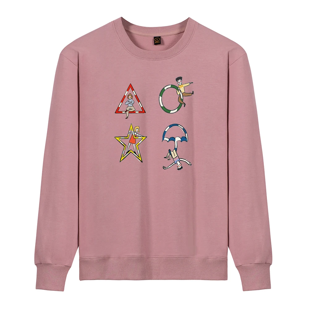 

Женские свитшоты с забавным рисунком игры кальмар, женская одежда для косплея из ТВ-сериала, повседневные худи в стиле Харадзюку, стиль хип-...