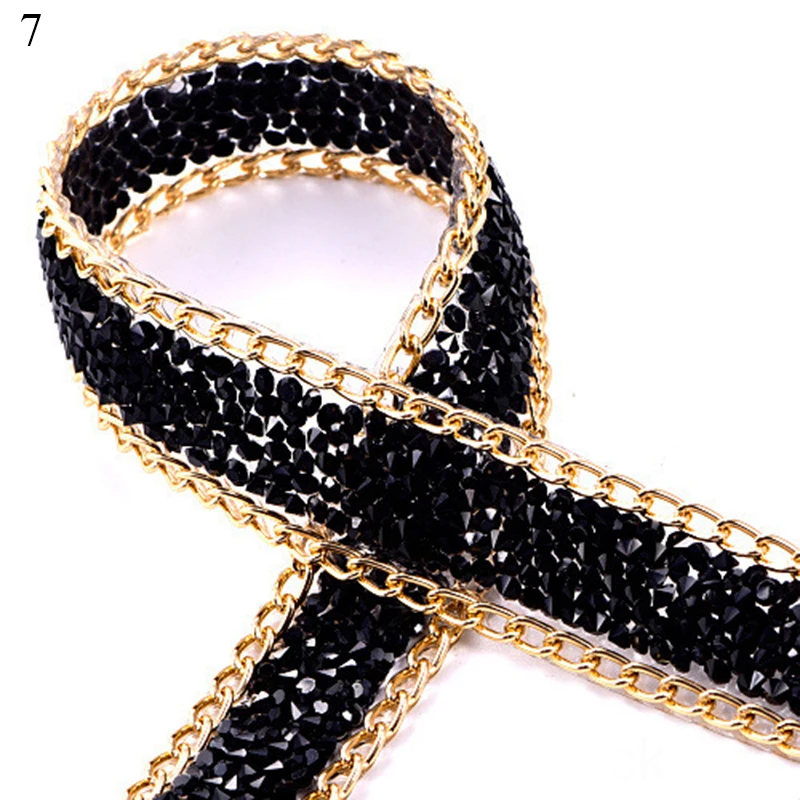 Chain Mesh Drill Adhesive Hot Damonds Lace Stick Rhinestone Patch DIY Handmade Sewing Gemstone Garment Accessories | Дом и сад