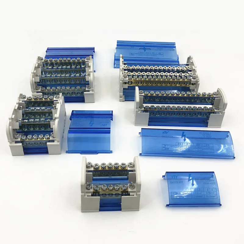 1 шт. нейтральная распределительная коробка, нулевые заземляющие ленты разных размеров резьбовых отверстий 125 А, пористые, с высоким током