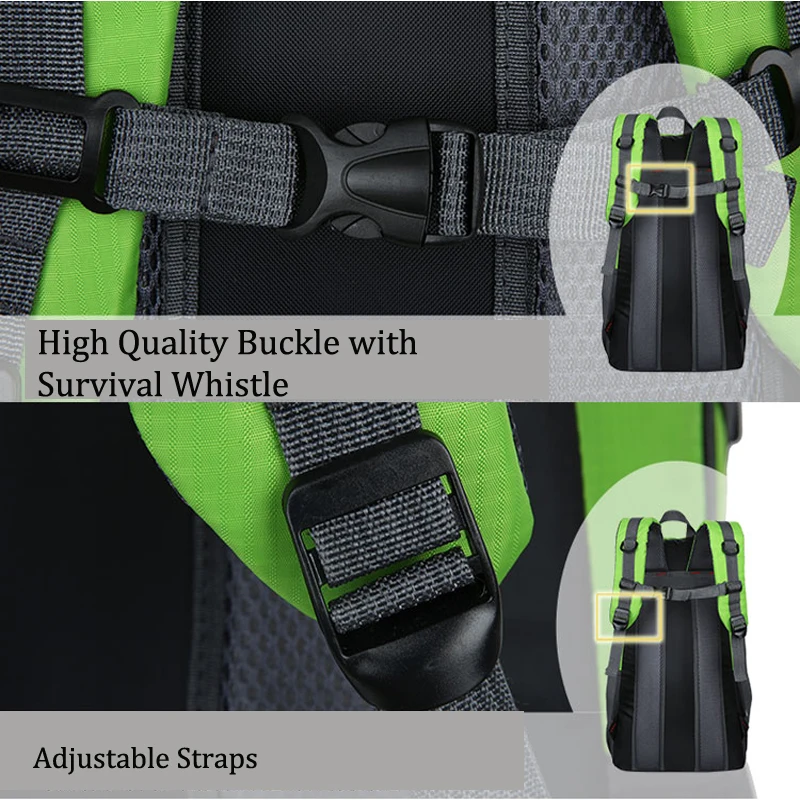 Водонепроницаемый рюкзак 40л походная сумка велосипедный для скалолазания