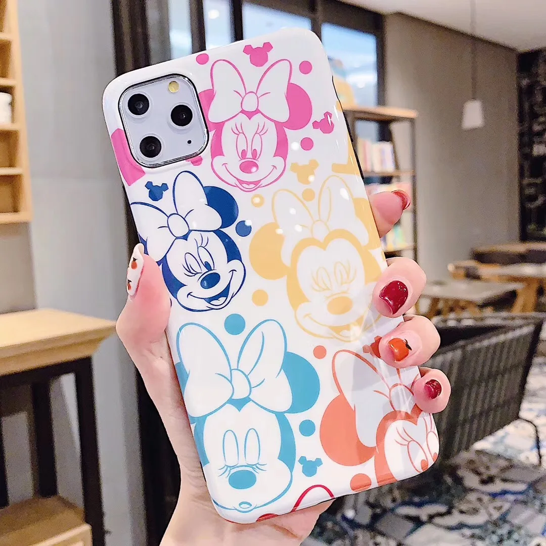 5 Minnie Силиконовый чехол для iphone 11pro XS MAX XR 6s 7 8 Plus funda donald duck diamond apple iphone 11pro Max чехол - Цвет: 5 Minnie