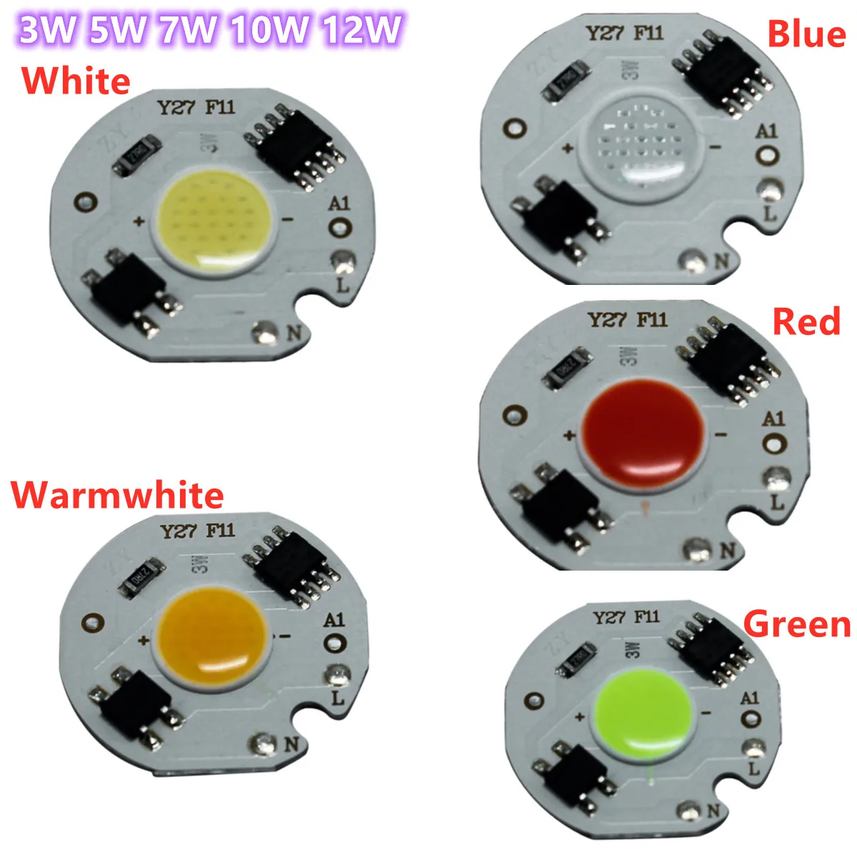 

Светодиодные чипы SAGE LU MEI 3W 5W 7W 10W 12W COB