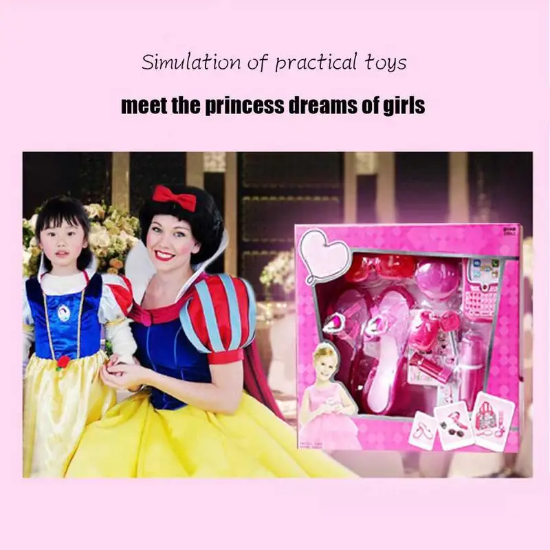 Новая детская Макияж Ювелирные изделия комбинированный макияж комплект с