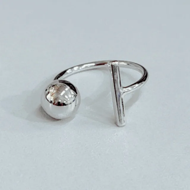 Женские кольца из серебра 925 пробы в богемном стиле с регулируемым шариком и