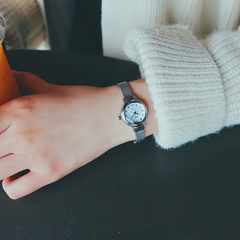 

Top Leather Quartz Watch Lady Watches Women Luxury Antique Stylish Round Dress Watch Waterproof High-end Small Dial Couple Watch
