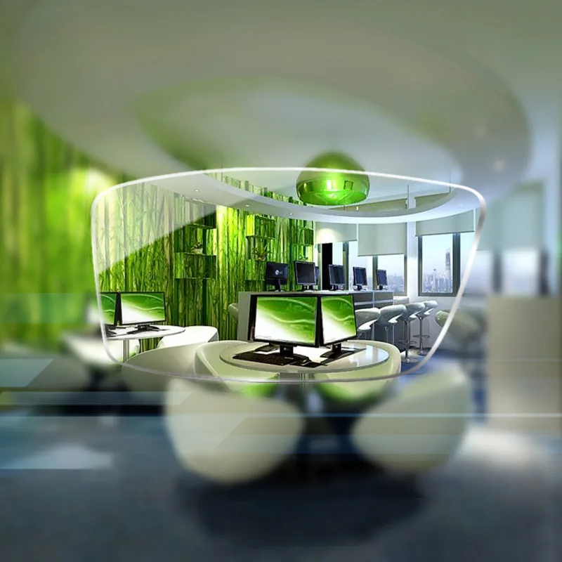 Индекс 1 67 анти радиационная защита Оптический единое видение асферические линзы