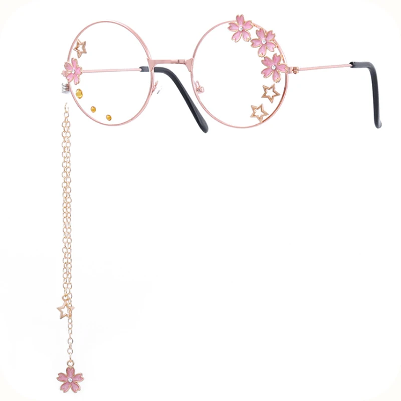 Подвеска очки Lolita Sakura Star японская девушка индивидуальность дикие девочки Сердце