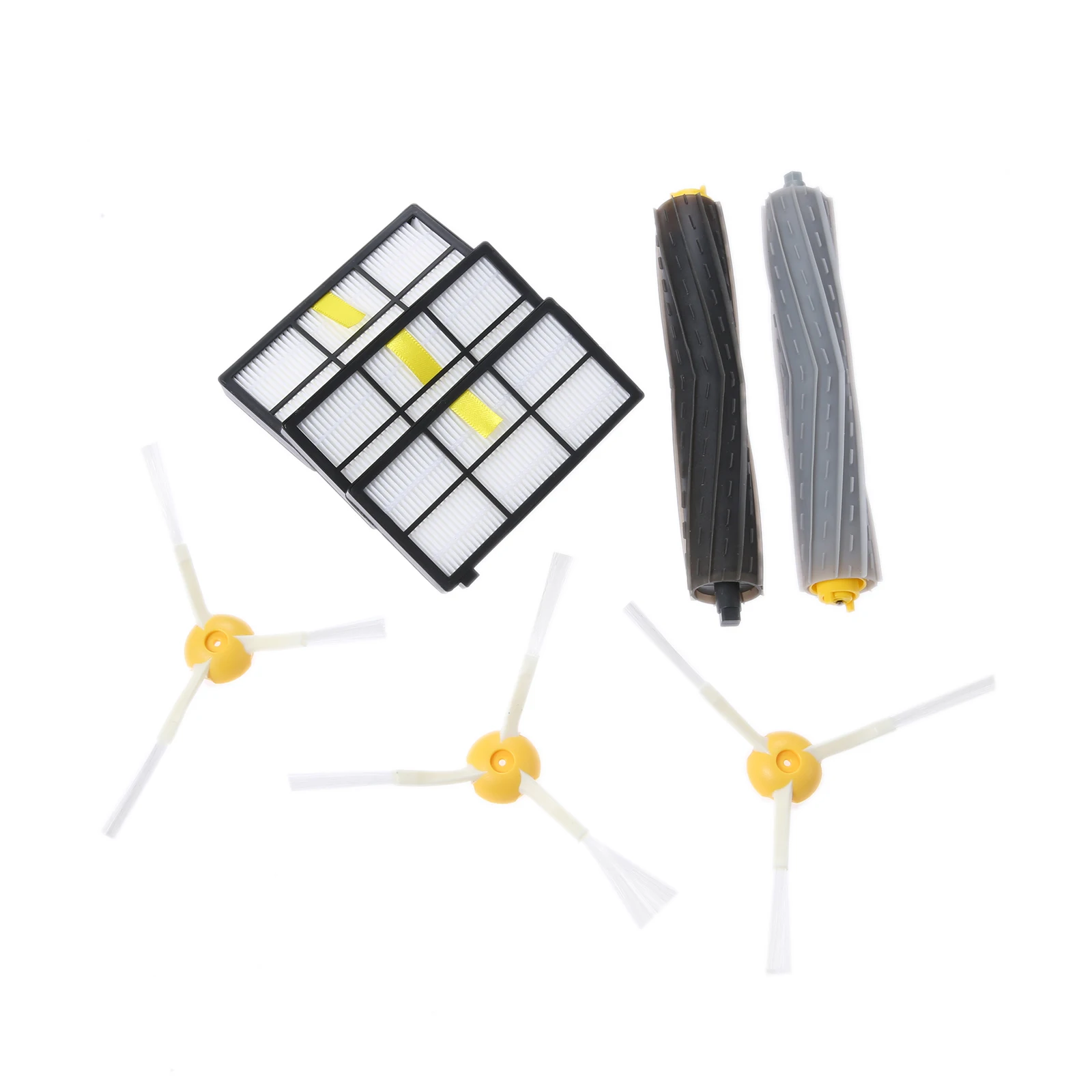 8pcs/set Replacement Part Maintenance Accessory fits for 800 900 805 860 866 870 871 880 885 980 Vacuum Clean Robot Brush Filter |