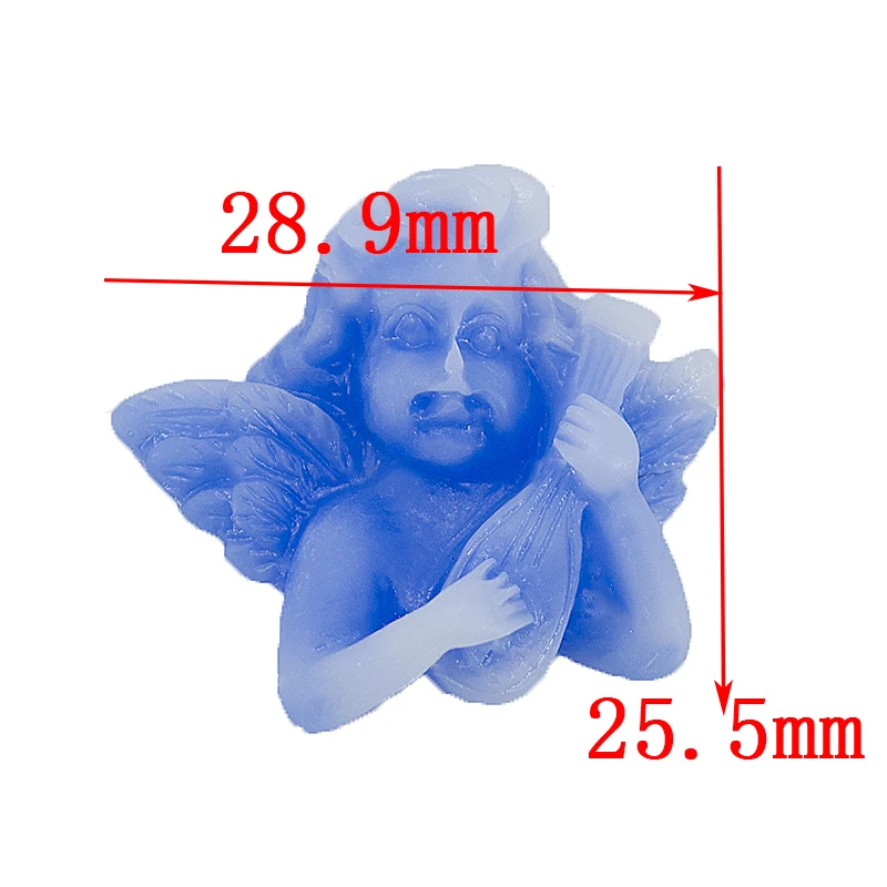 

8pcs/lot Cute Cupid Angel DIY Resin Cabochon for Earring Necklace Pendant Angel Flatback Children's toys Homemade Girl Gift