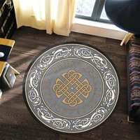 viking style carpet shield dragon scandinavia 3d printed rug non slip mat dining living room soft bedroom carpet