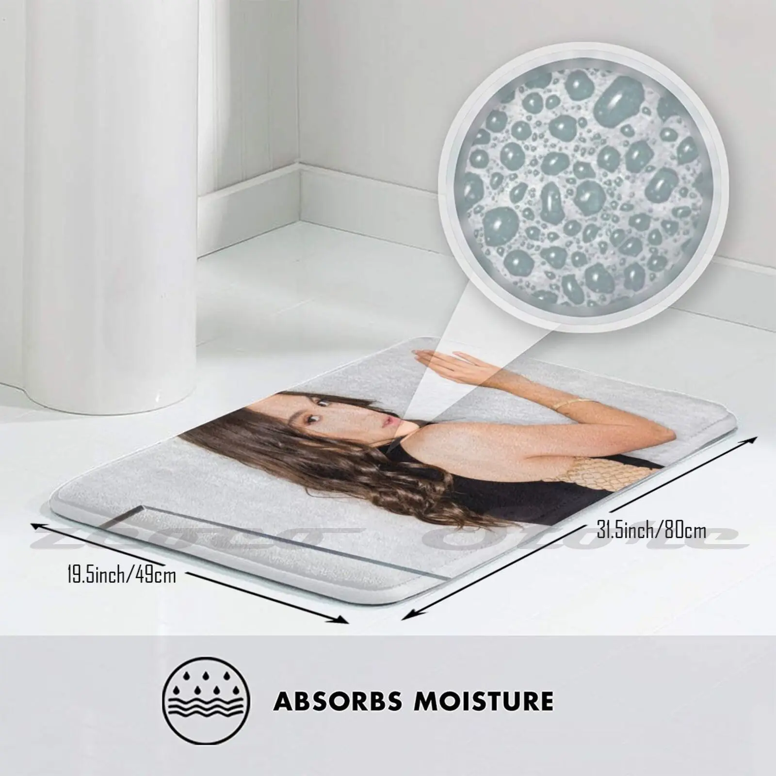 Коврик Abella коврик нескользящий впитывающий воду дверной |