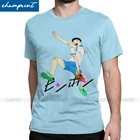 Мужские футболки пинг-понг анимация Peco забавные хлопковые футболки для настольного тенниса Спортивная аниме футболка с круглым вырезом