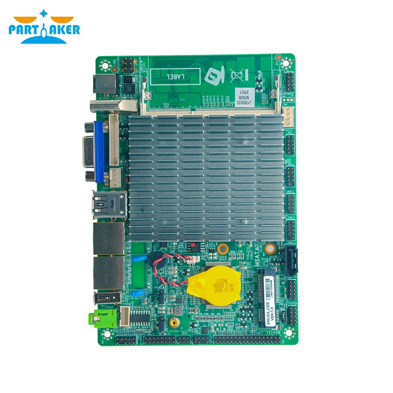 Partaker EPIC-N19_J122E Dual LAN 2*COM Embedded Fanless 3.5 Inch J1900 Motherboard with EDP | Компьютеры и офис