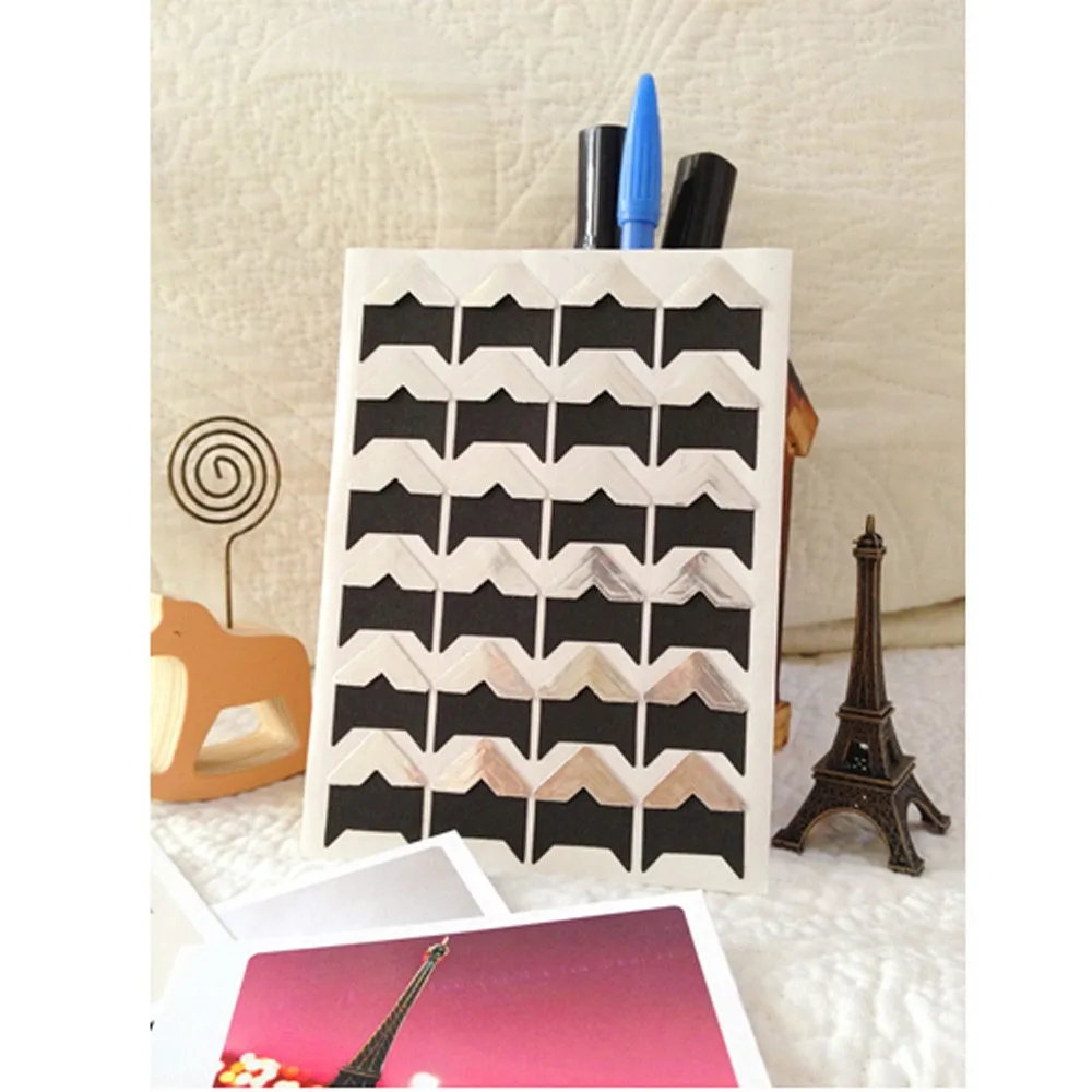 Лидер продаж DIY винтажные однотонные Угловые крафт бумажные наклейки для