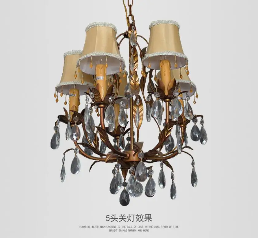 HAIXIANG Современная розовая Хрустальная потолочная лампа для девочек освещение в