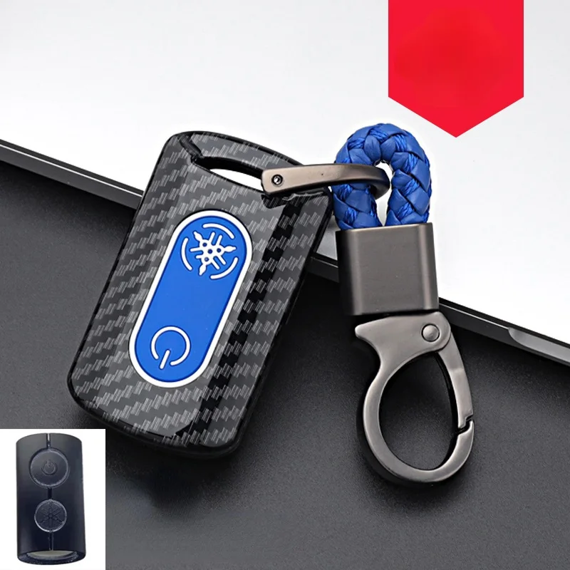 

Carbon Abs Case Holder for YAMAHA Motor Aerox 155 NVX155 XMAX300 Nvx Mvx 55 QBIX JAUNS 2 Button Key Pouch