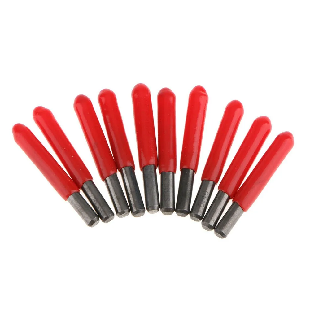 

10* 10pcs End Mill 10pc Tungsten Steel Wooden 10 Angle 3.175mm Shank