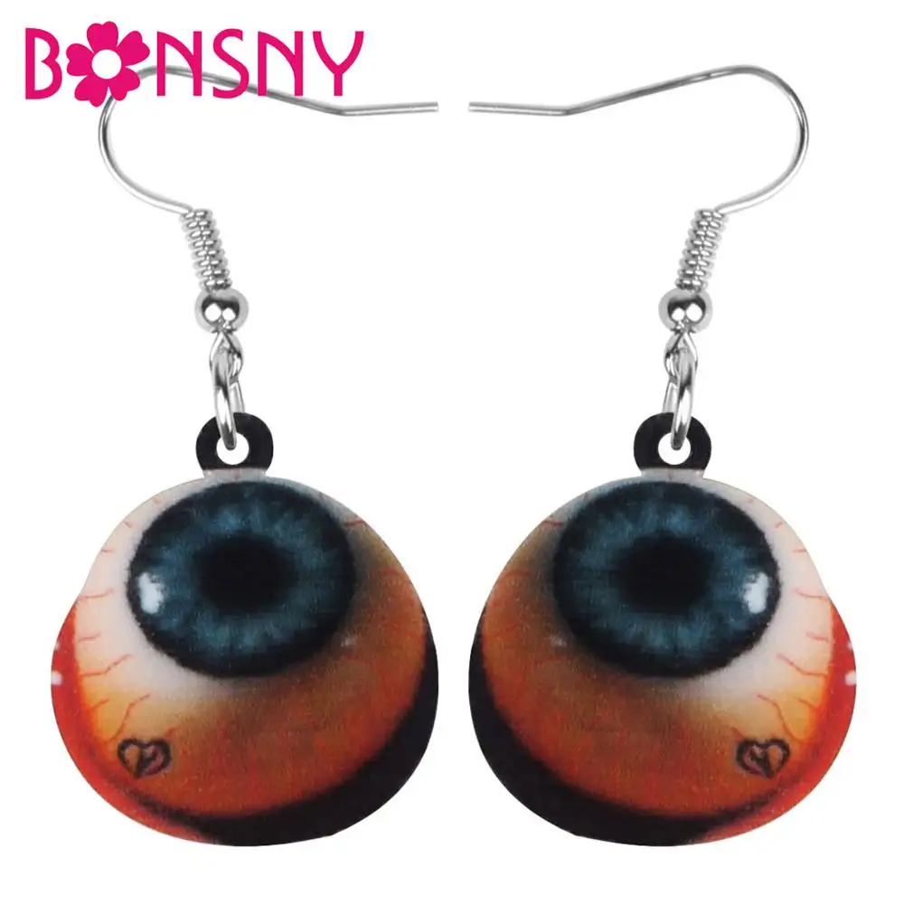 Женские акриловые серьги подвески в форме капли Bonsny вечерние ювелирные изделия