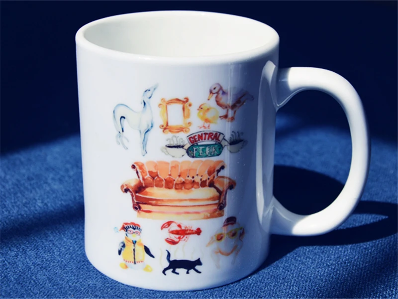 1 шт. керамическая кружка для кофе с принтом Friends Hugsy | Тематическая одежда и