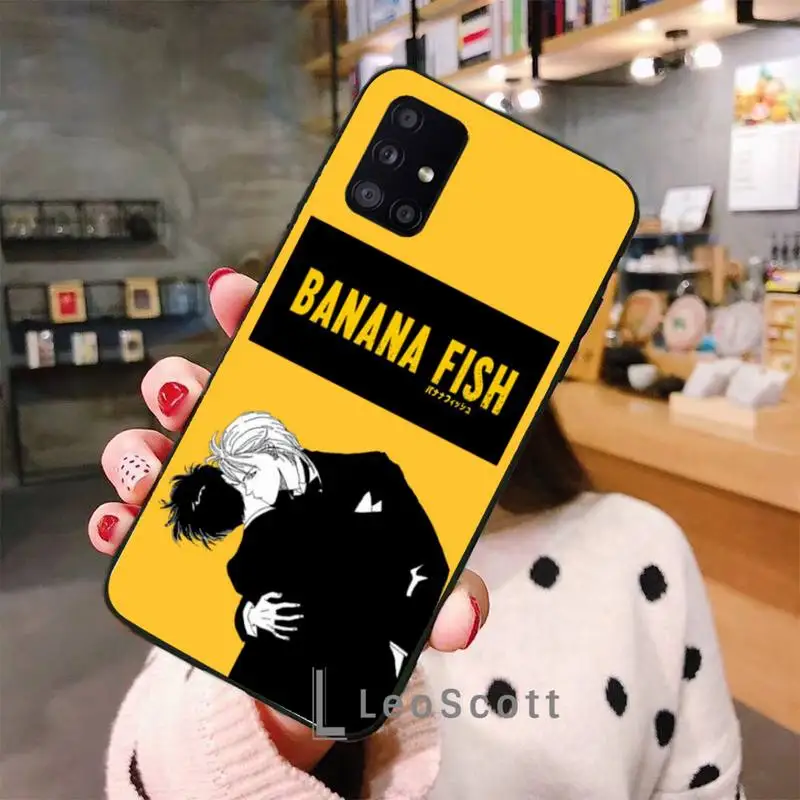 

Anime Banana Fish Phone Case For Samsung A40 A50 A51 A71 A20E A20S S8 S9 S10 S20 Plus note 20 ultra 4G 5G