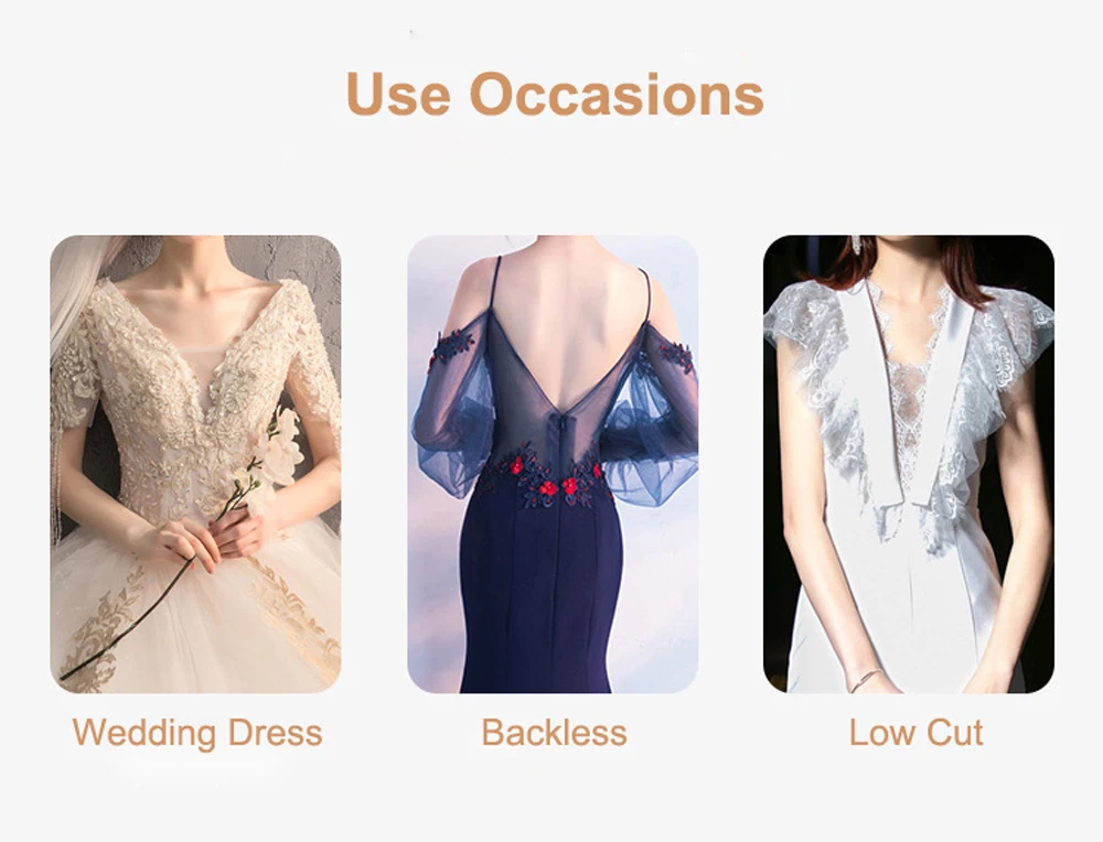 

Women Breast Petals Lift Nipple Cover Invisible Petal Adhesive Strapless Backless Stick on Bra Silicone Breast Stickers