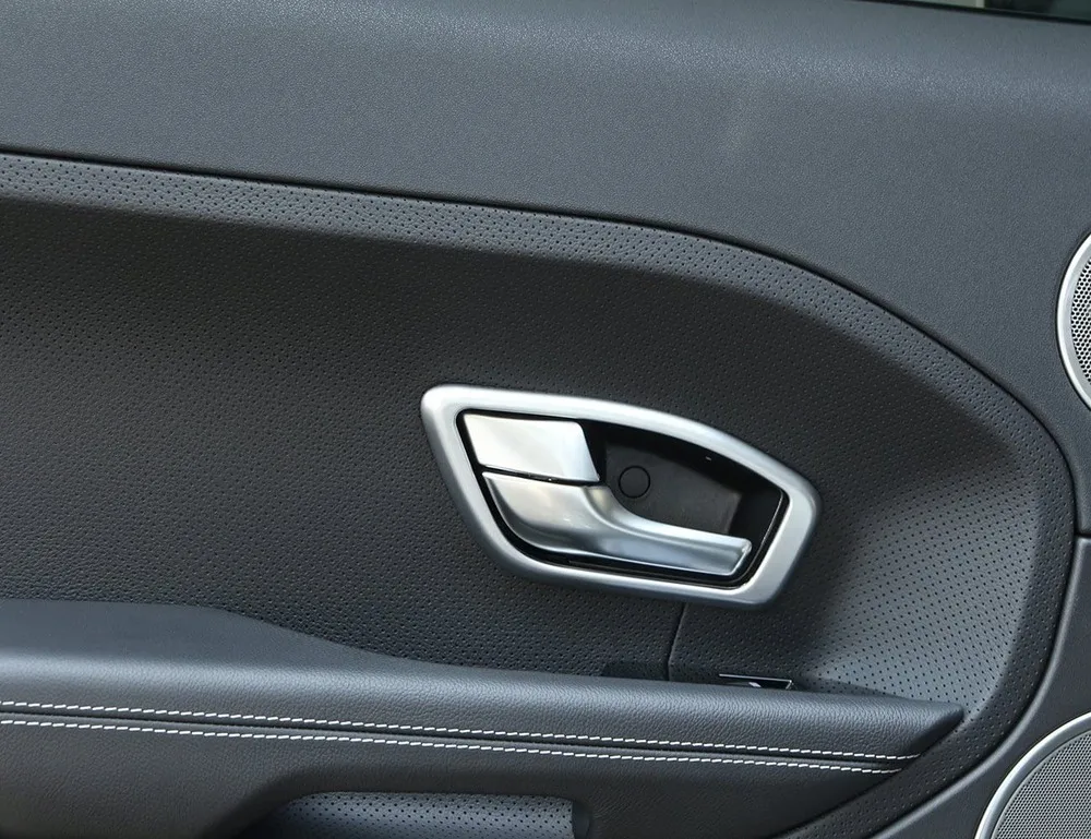 

For Land Rover Range Rover Evoque 2012-2015 ABS Chrome Interior Car Door Handle Frame Cover Trim