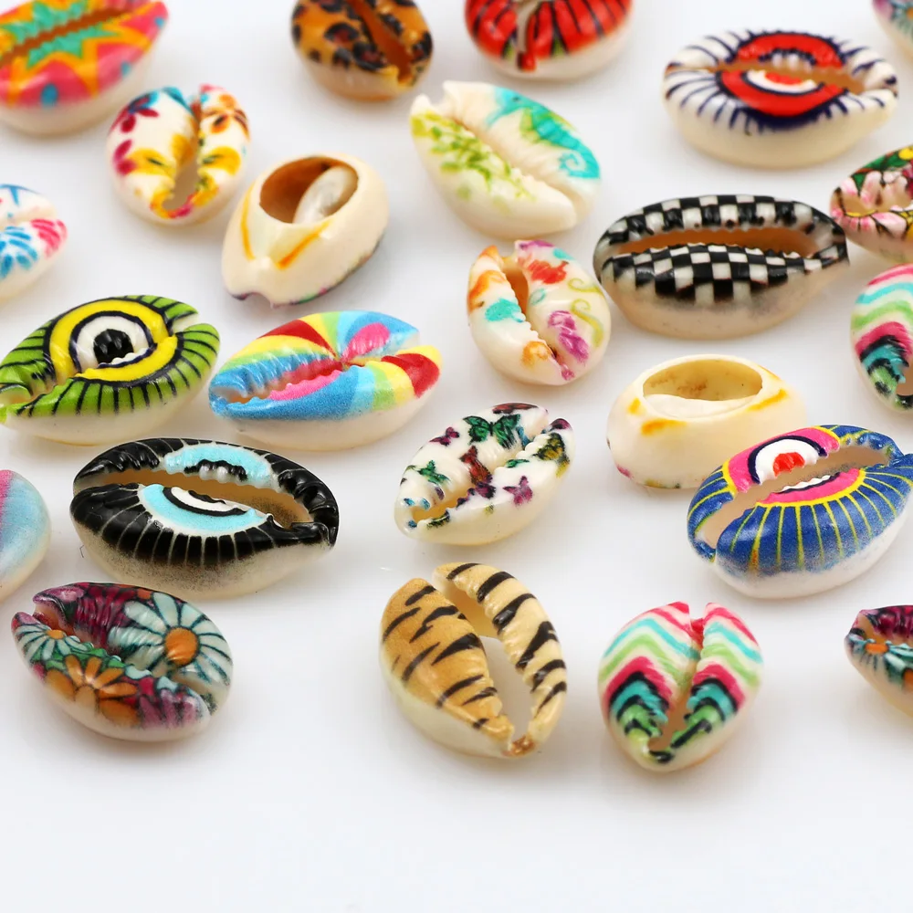 10 шт. ракушки из ракушек разных цветов |