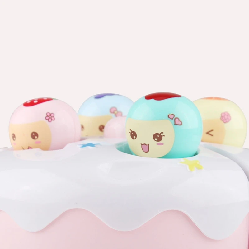 

J2FF Mini Interactive Preschool Toy Electric Whack-A-Mole Game Toy with Fine Motor Skill Training Hand-Eye Coordination Toy