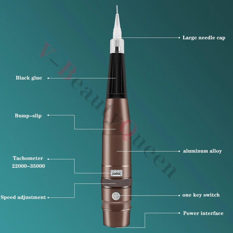 Tattoo Pen Microblading Pigment Semi-Permanent Makeup Lip &amp Eyebrows Machine | Красота и здоровье