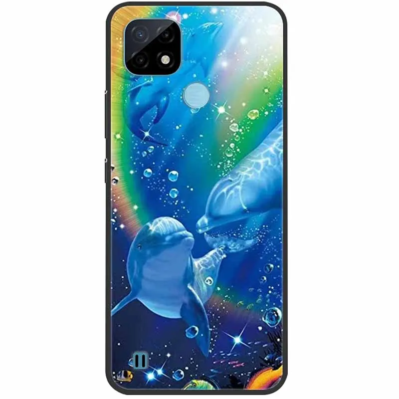for oppo realme c21y case new fashion soft silicone cover for oppo realme c21y phone cases protective realmi c21 c 21 y capa cat free global shipping