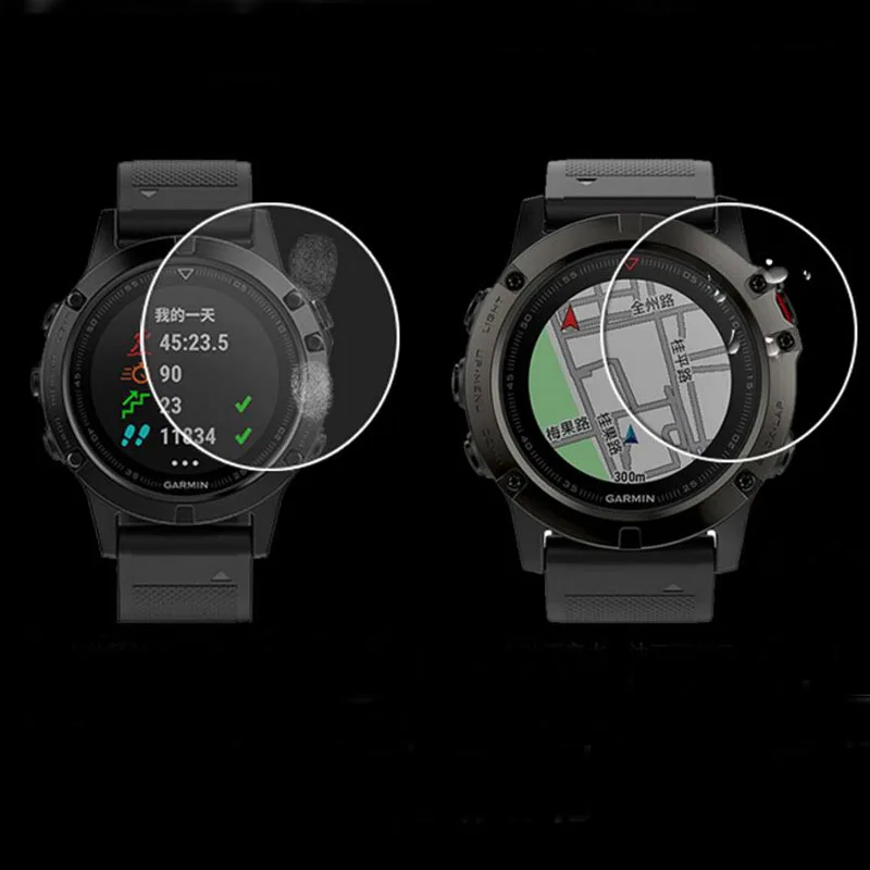

2pcs Soft TPU Clear Protective Film Guard For Garmin Fenix 5/5S/5X Fenix5 Plus SmartWatch Full Screen Protector Cover(Not Glass)
