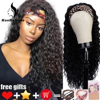 synthetic wigs headband wig for women afro kinky curly wig scarf wig for black women fashion style glueless for brizilan america