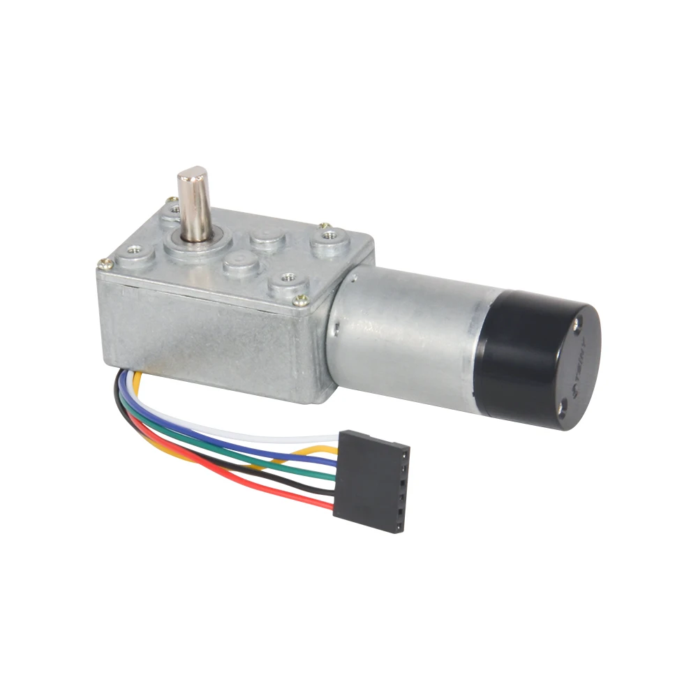

Motor 12V 3/9/15/24/45/83/120/200RPM With Hall Encoder High Torque DC Electric Worm Gear Motor 32GZ370H For Automation Equipment