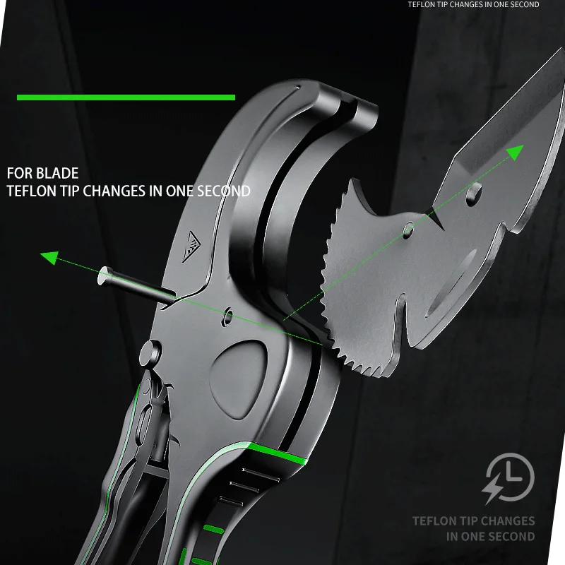 Резак для труб с храповым механизмом и ПВХ полиуретана полипропилена