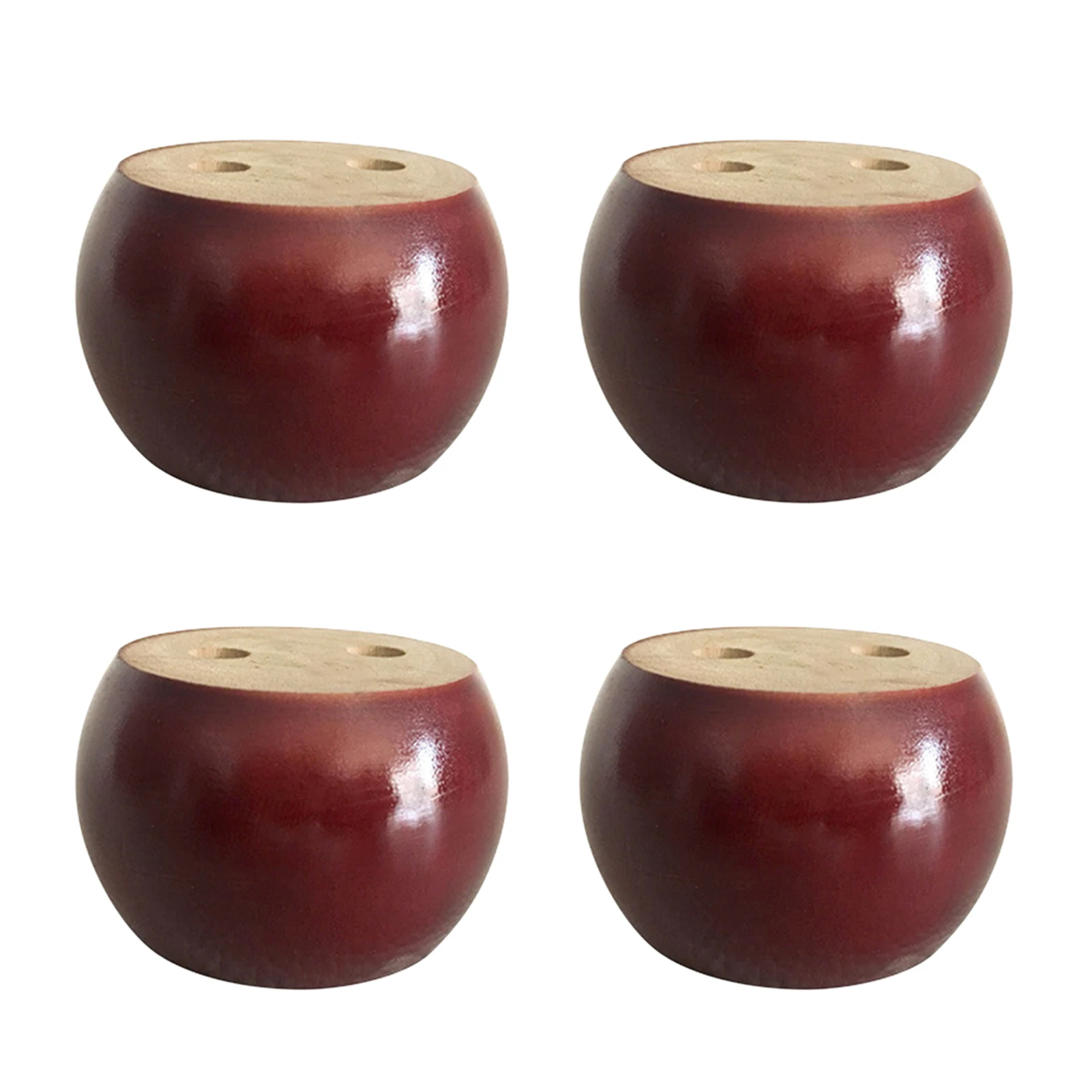 

4pcs Easy Install Wooden Office Furniture Feet Hotel Floor Protector Sofa Riser Cupboard Home Accessories Round Craft Table Leg