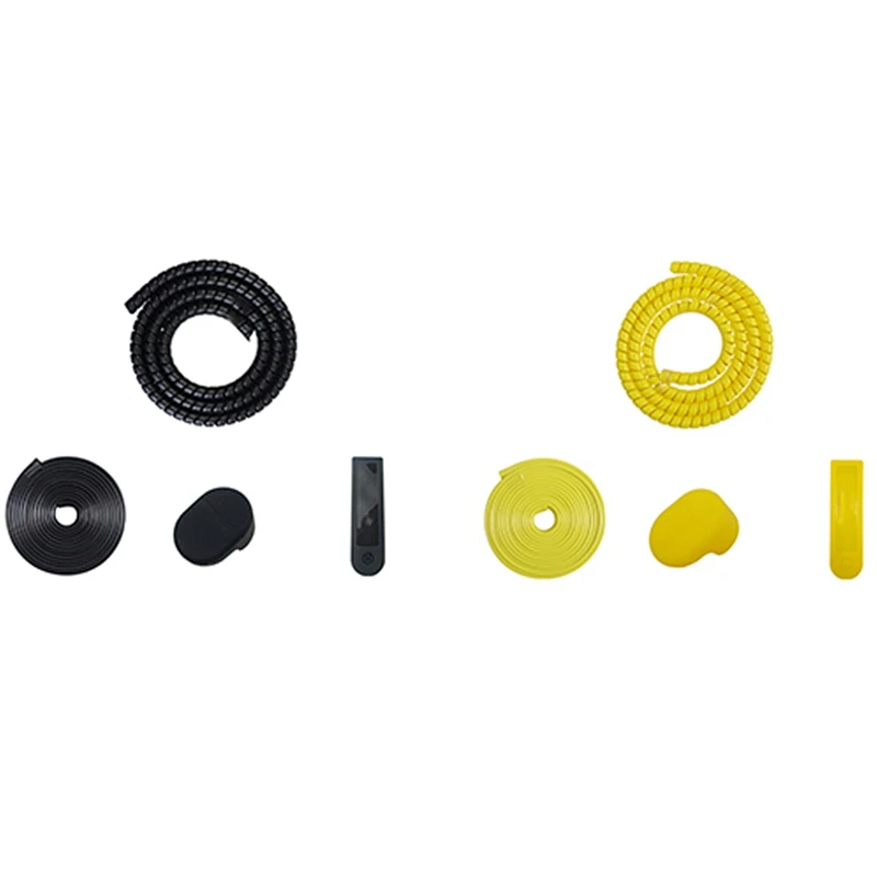 

2 комплекта защитных наборов для электроскутера (защитный винт + Противоударная лента) для Mijia M365 PRO (желтый и черный)