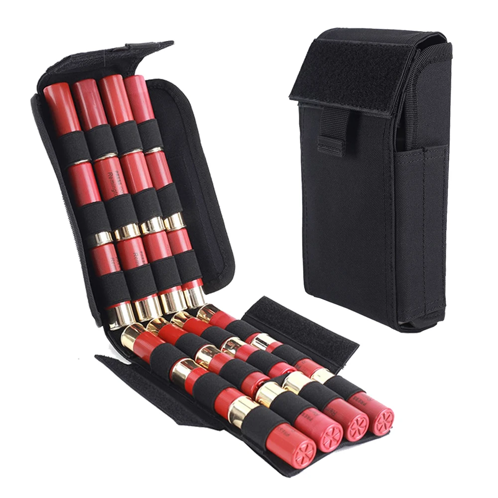 

Tactical 25 Rounds Molle Ammo Pouch Foldable 12 Gauge Cartridge Pouch Holder Bag Magazine Pouch Shotgun Shell Holder Fit Vest