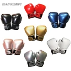 PU Боксёрские перчатки для занятия каратэ тайского бокса Guantes De Boxeo Бесплатная бой Санда обучение взрослых детское оборудование для От 3 до 11 лет детская одежда