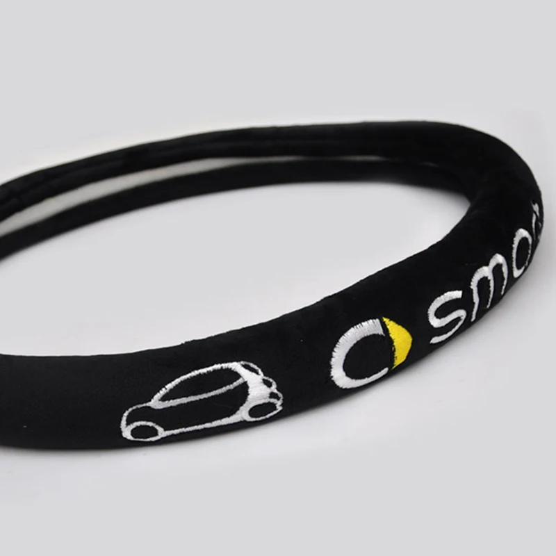 Тюнинг автомобиля чехол на руль тёплый протектор внутреннее украшение для Smart