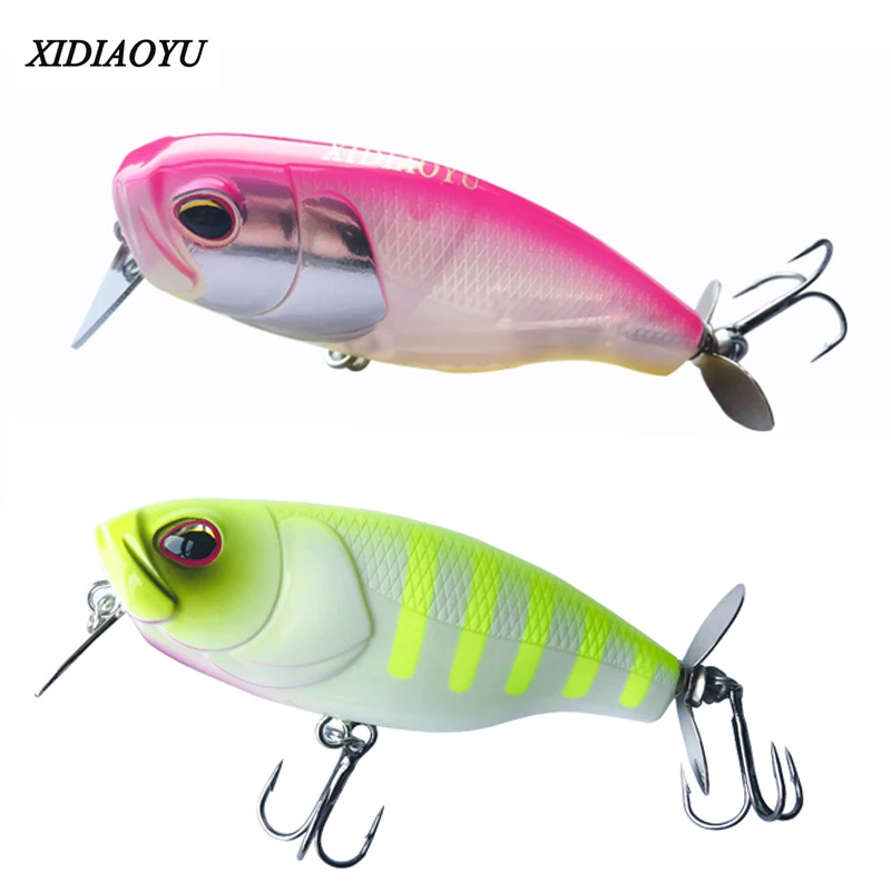 Пропеллер Minol приманка плавающая поверхность воды система 17 г 70 мм Длинный