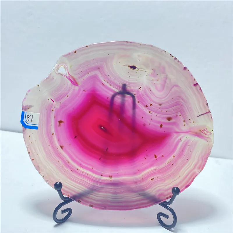 

Natural Crystal AGATE SLAB Geode Slic SLAB Geode Slice Crystal Mineral Energy Stone Healing Home Decoration Gift